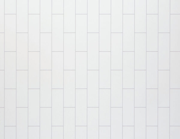 Sample- Grout Line White London Tile - 1,000 x 2,400mm