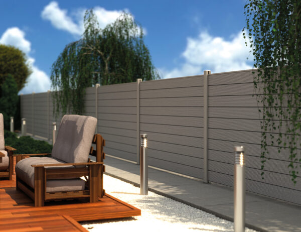 Composite Fence Plank Charcoal 1800mm pk2 - Image 2