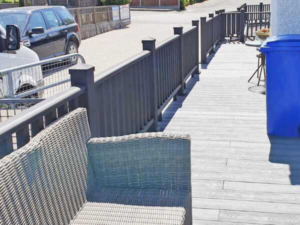 Grey Balustrade Post and Rail System (1.8m) - Image 5