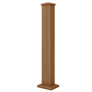 Brown Balustrade Post