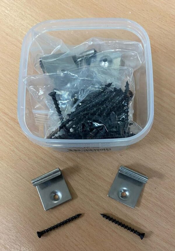 Tub of 30 x Starter Clips & 30 x Screws