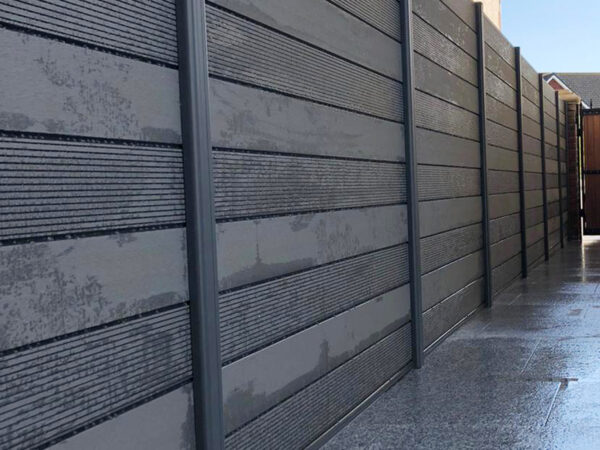 Grey Fence Panel and Post Kit (1.8m x 1.8m) - Image 3