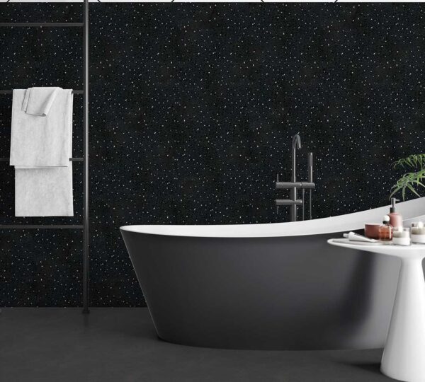 Black Sparkle - Neptune 250 - PVC Wall Panels 250mm (4 Pack) - Image 3