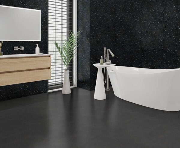 Black Sparkle - Neptune 250 - PVC Wall Panels 250mm (4 Pack) - Image 4