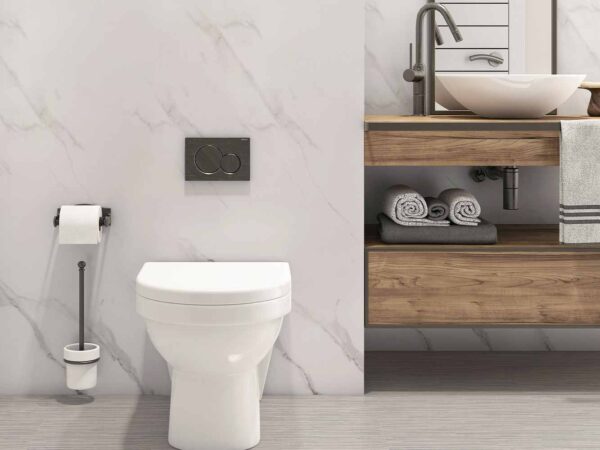 Matt Carrara Marble - Neptune 250 - PVC Wall Panels 250mm (4 Pack) - Image 4