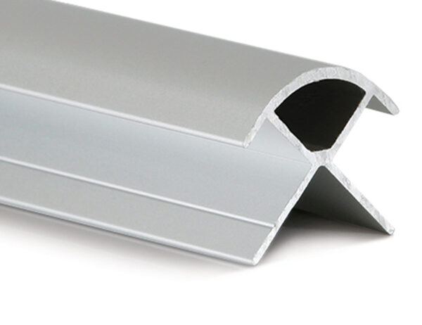 Aluminium External Corner (for 10mm panels) Satin 2.4m