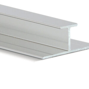Aluminium "H" Joint (for 10mm panels) Satin 2.4m
