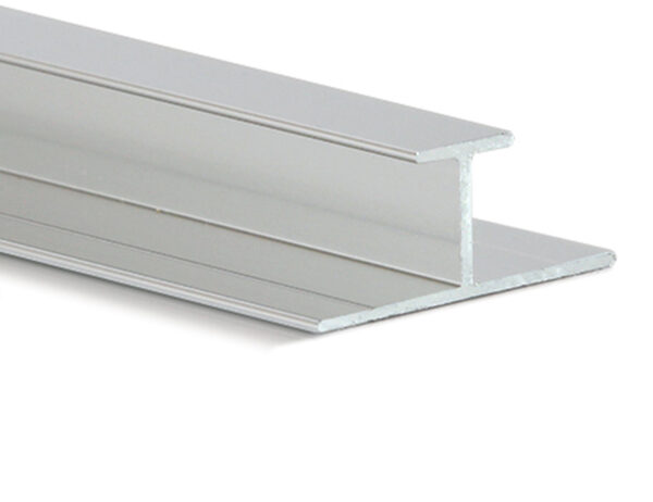 Aluminium "H" Joint (for 10mm panels) Satin 2.4m
