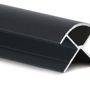 Aluminium External Corner (for 10mm panels) Black 2.4m