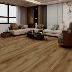 Akron Teak Plank SPC Flooring 1.76m2 per pack