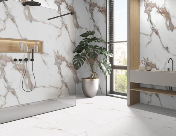 Bronze Carrara Marble - Super Matt - PVC Wall Panels 1m (Single Pack) - Image 6