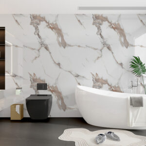 Bronze Carrara Marble - Super Matt - PVC Wall Panels 1m (Single Pack)
