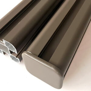 Brown 1.86m Aluminum Fence Post