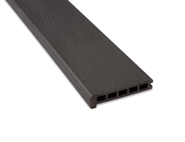 Suelo Composite Decking Stair Edge Board Charcoal 3600mm
