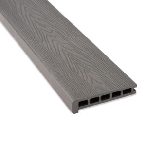 Suelo Composite Decking Stair Edge Board Grey 3600mm