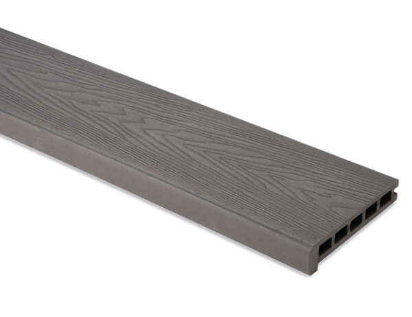 Suelo Composite Decking Stair Edge Board Grey 3600mm - Image 2