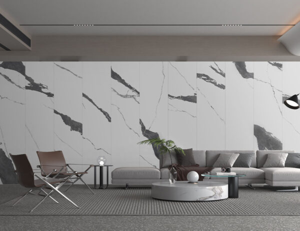 Charcoal Carrara 600 - Odyssey SPC Wall Panel 600mm