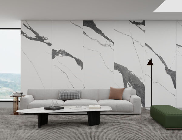 Charcoal Carrara 1000 - Odyssey SPC Wall Panel 1m