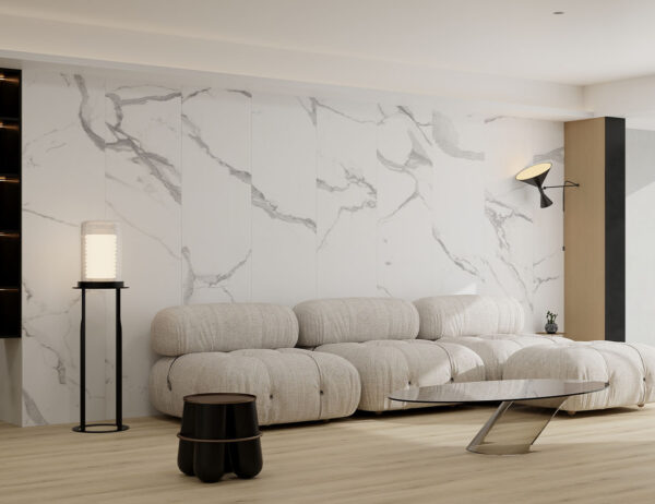 Grey Carrara 600 - Odyssey SPC Wall Panel 600mm