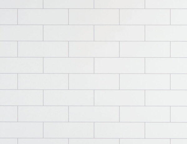 Grout Line White London Tile - - Neptune 1000 - PVC Wall Panel - 1m - (Single Pack)