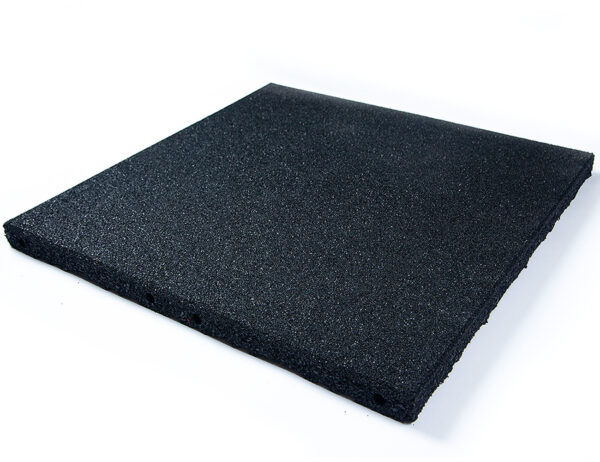 Rubber Tile 30mm Black 500mm x 500mm