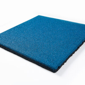 Rubber Tile 30mm Blue 500mm x 500mm