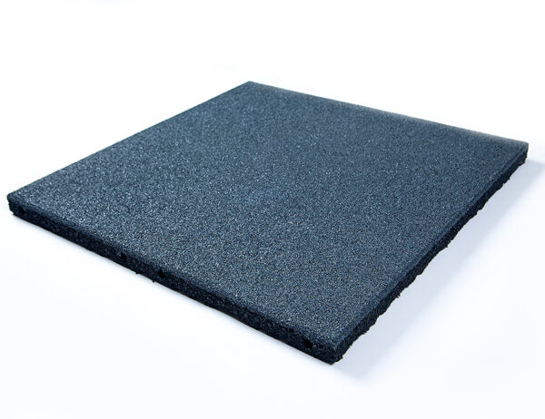 Rubber Tile 30mm Grey 500mm x 500mm